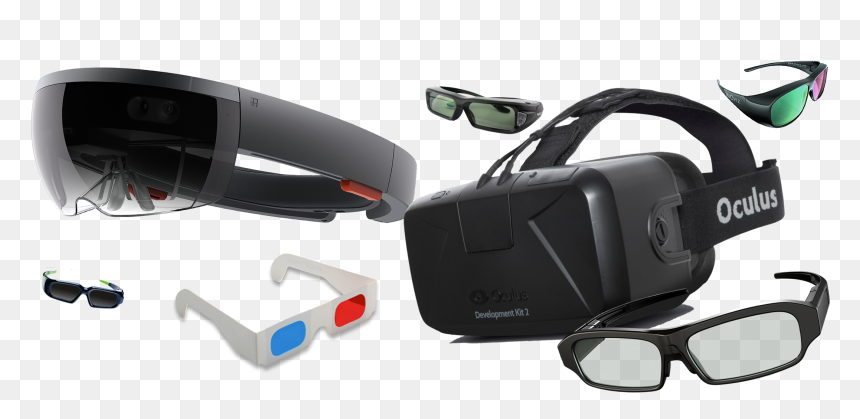 A Considerable Number Of Different 3d Glasses Scattered - Strap, HD Png Download - 3d glasses png
