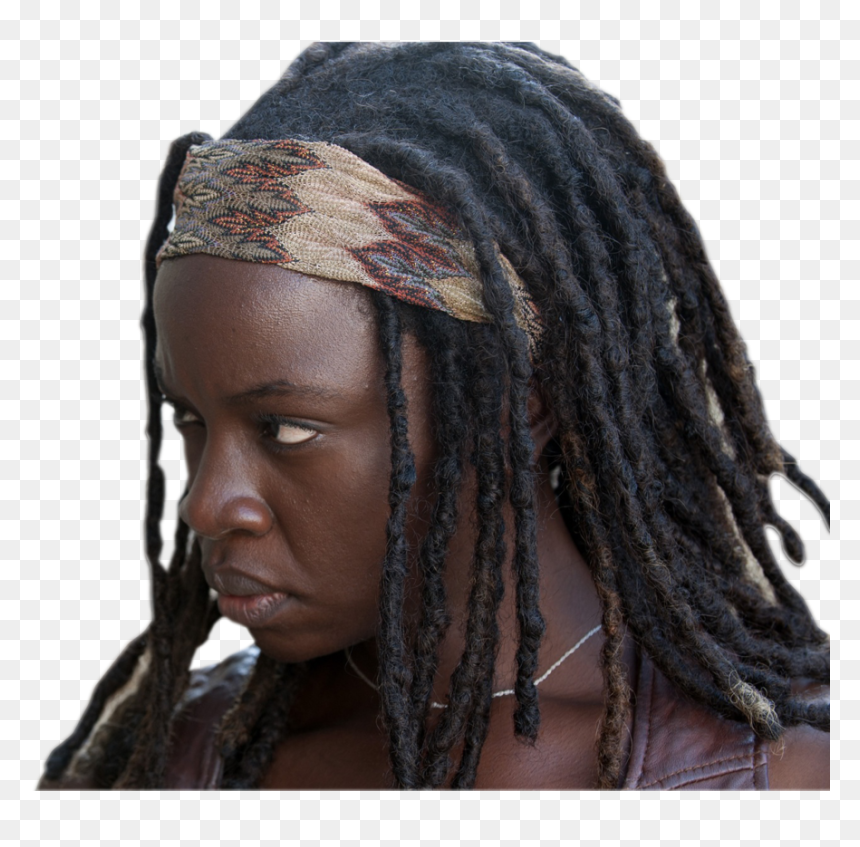 Drawing Dreadlocks Michonne, HD Png Download - dreadlocks png