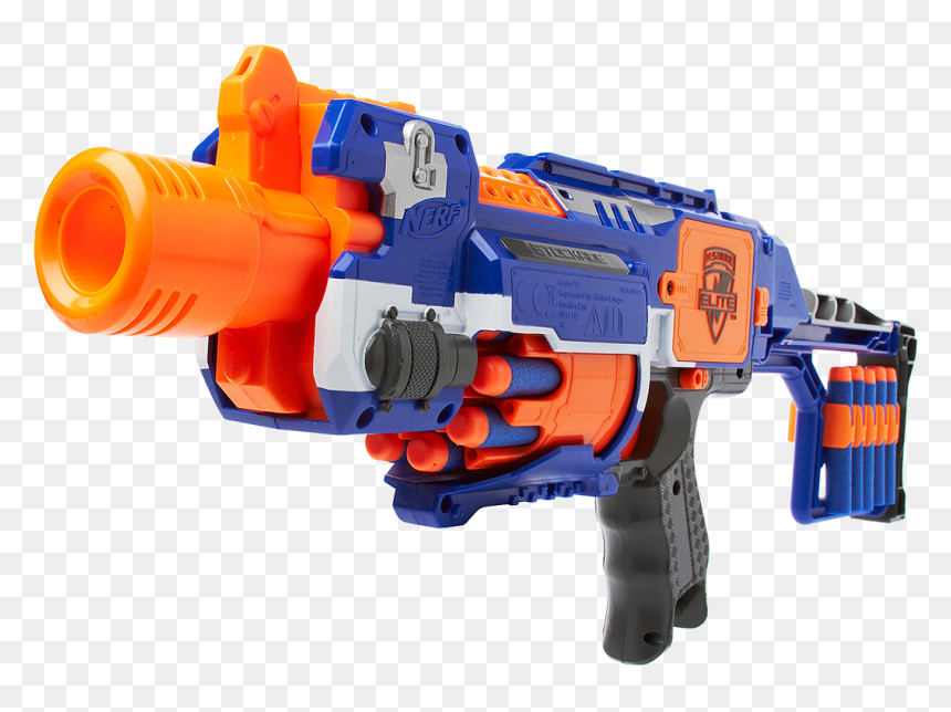 Blank Nerf Gun Invitations Templates, HD Png Download - nerf logo png