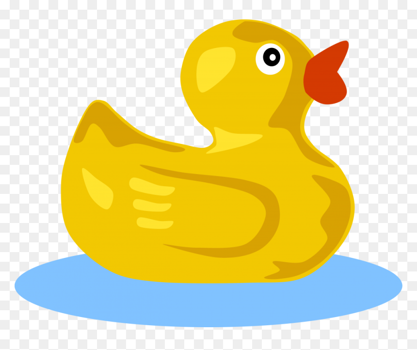 Rubber Duck Clip Art, HD Png Download - water clipart png