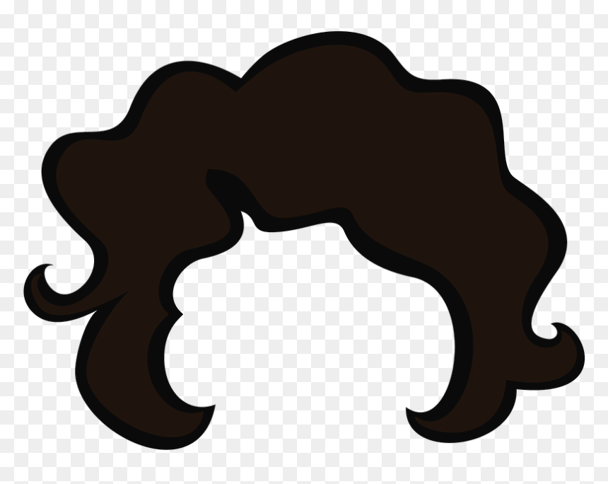 Long Bangs Blonde - Clip Art, HD Png Download - bangs png