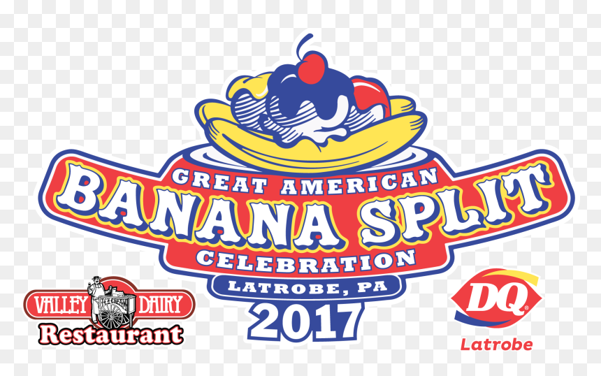 Valley Dairy Great American Banana Split Celebration, HD Png Download - banana split png