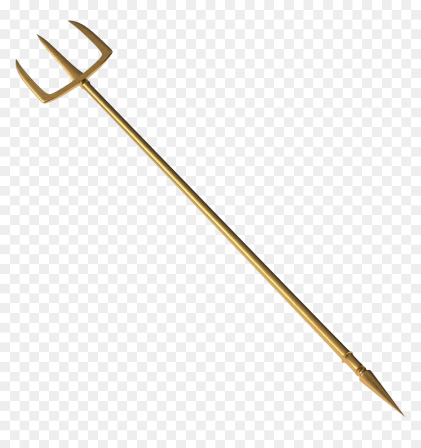 Gold Trident Png Image - Stx Axxis Lacrosse Stick, Transparent Png - trident png