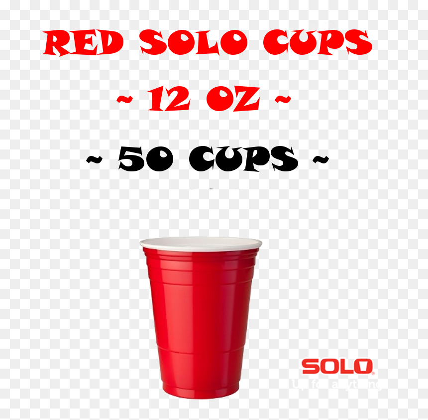 Beer Pong Cups 12oz 50 Stk, HD Png Download - beer pong png
