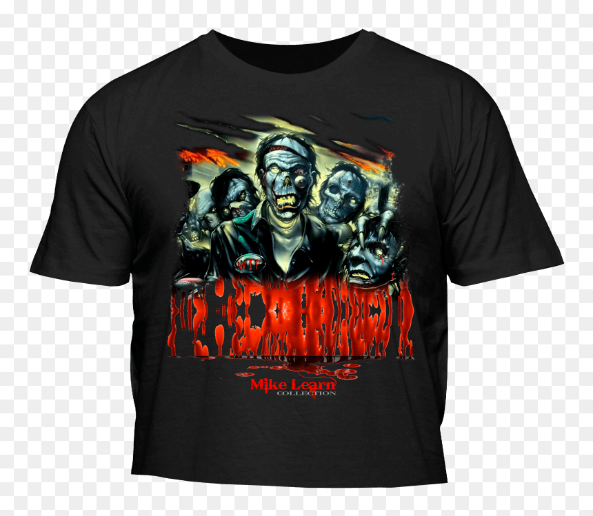 Freehand Zombie Horde Pr - Active Shirt, HD Png Download - zombie horde png
