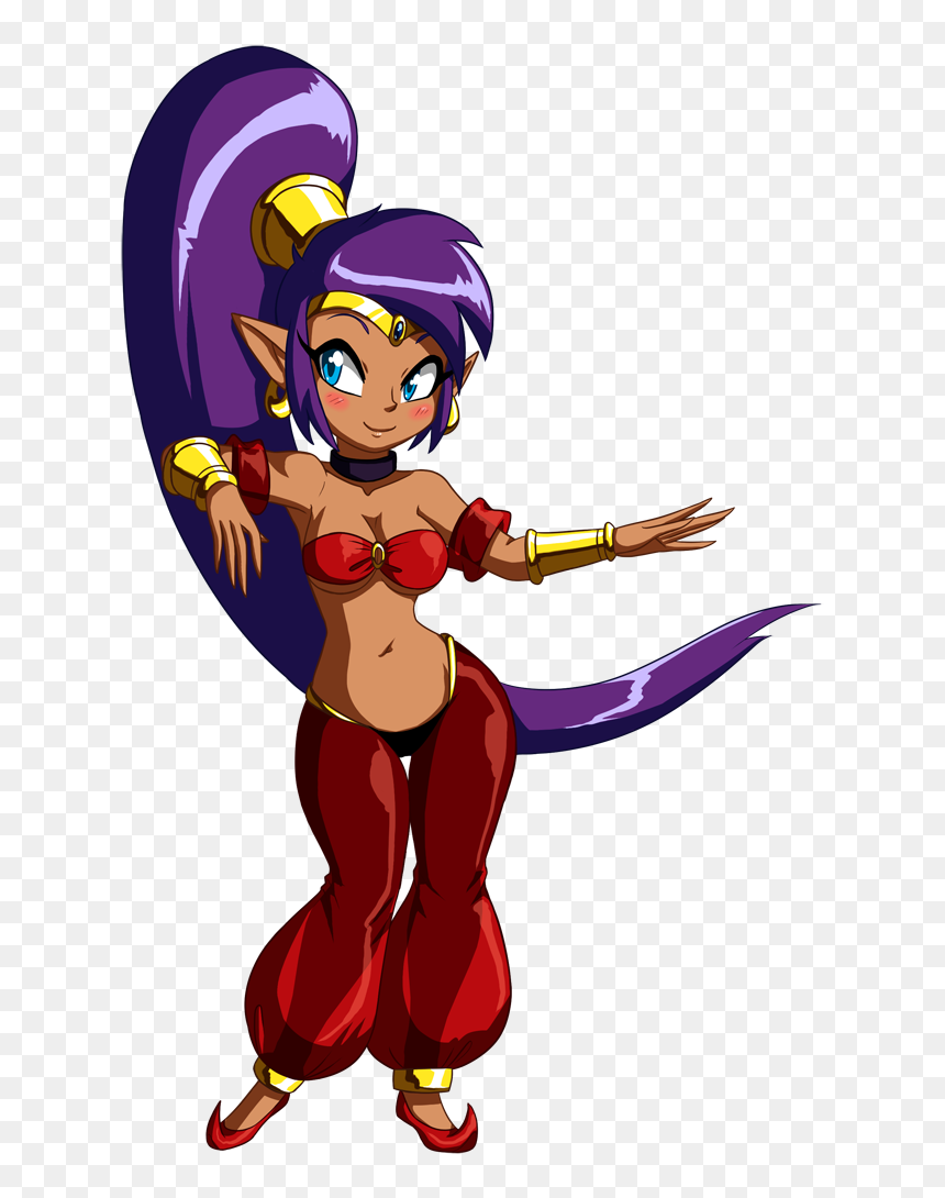 Shantae Half Genie Half Human All Cute By Crovirus-d6lcgdo - Fanart Shantae Half Genie, HD Png Download - shantae png