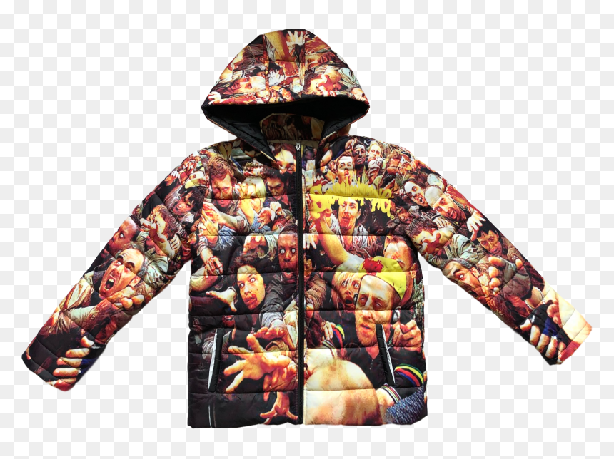 Hoodie, HD Png Download - zombie horde png