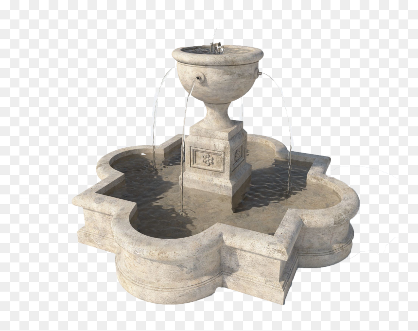 Fountain Png Free Image Download - Classic Fountain 3d Model, Transparent Png - fountain png