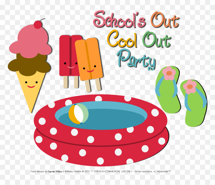 Swimming Clipart Outing - Clip Art, HD Png Download - pool party png