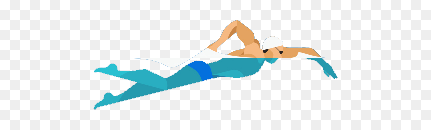 Flat Swimming People Png Download - Swimming People Clipart, Transparent Png - swimming png