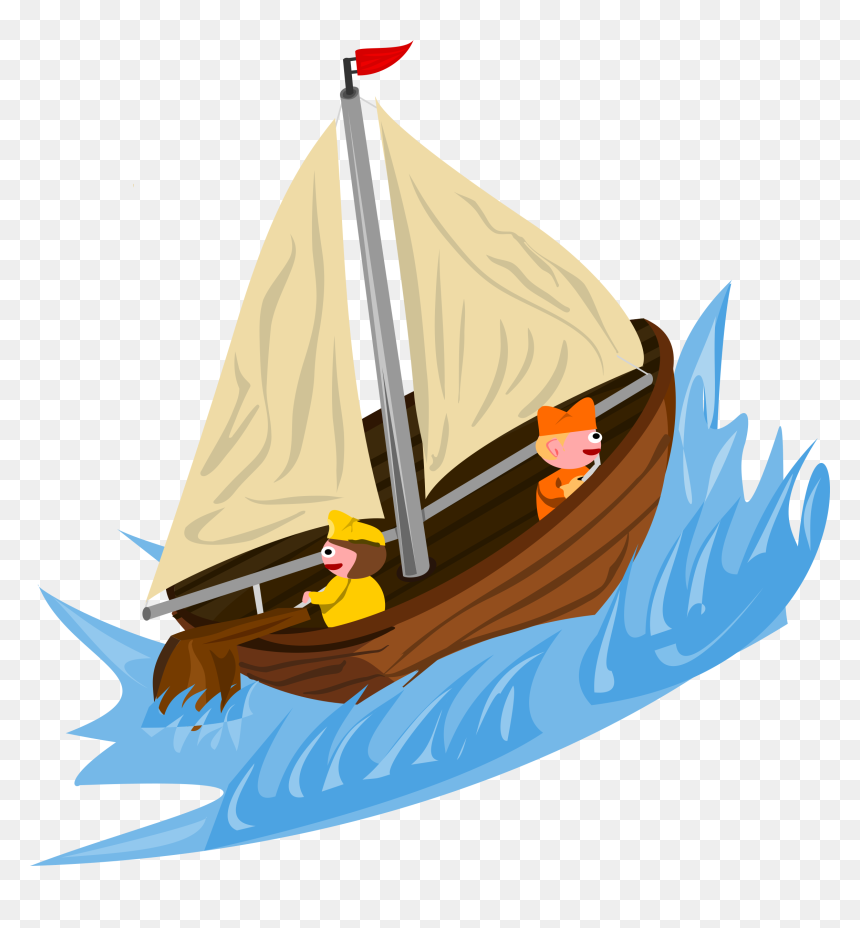 Transparent Sailboat Png - Sailing Clipart, Png Download - water clipart png