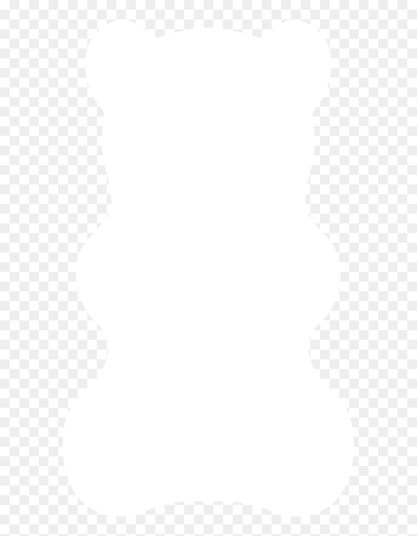 Gummy Bear Silhouette By Paperlightbox, HD Png Download - bear silhouette png