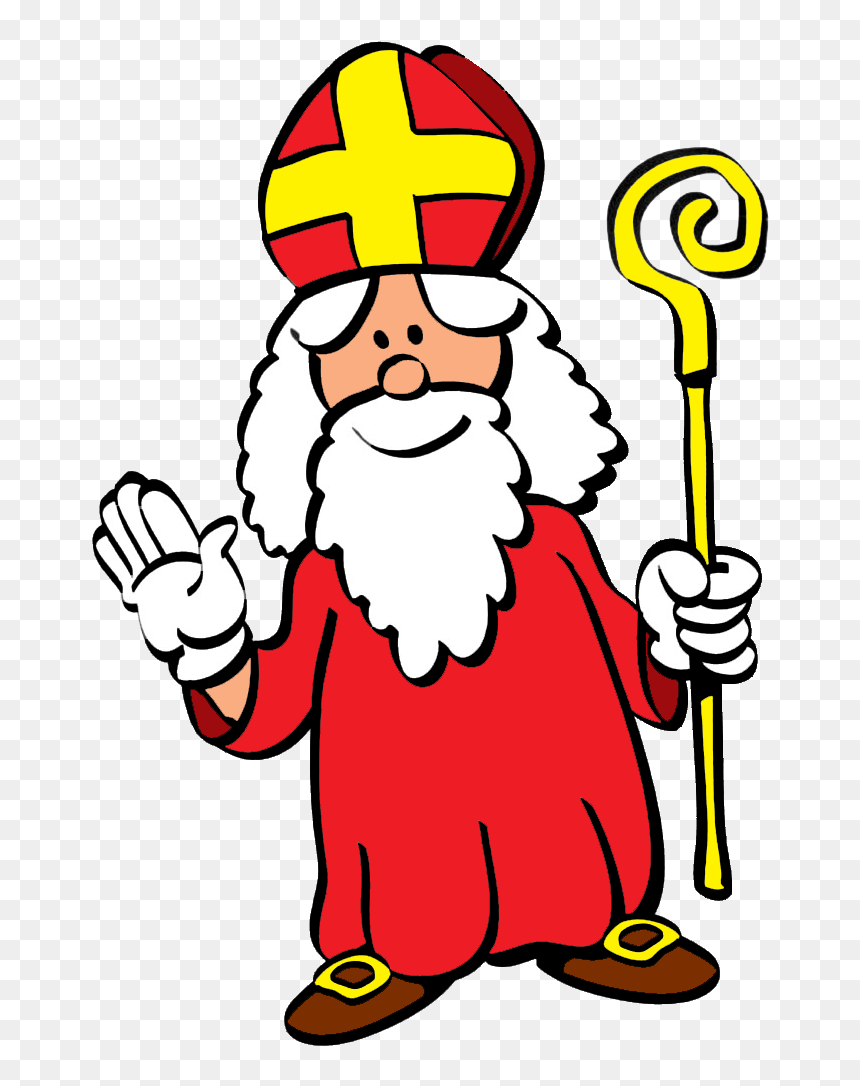St Nicholas Hat Clipart Clip Art Royalty Free Stock - St Nicholas Clipart, HD Png Download - pope hat png