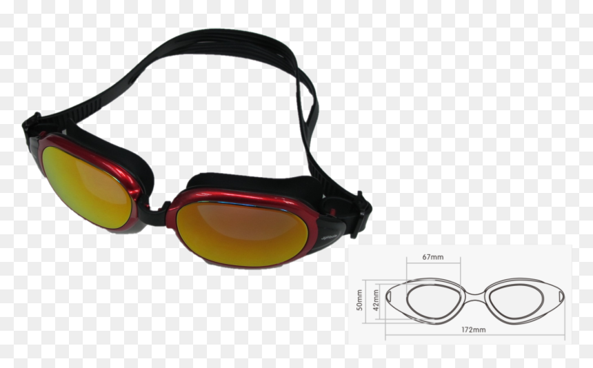 Transparent Swimming Goggles Png - Glasses, Png Download - goggles png