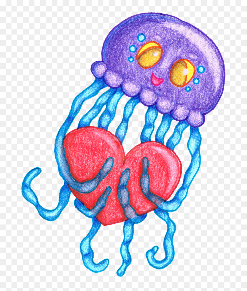 Jellyfish Clipart Underwater, HD Png Download - underwater png