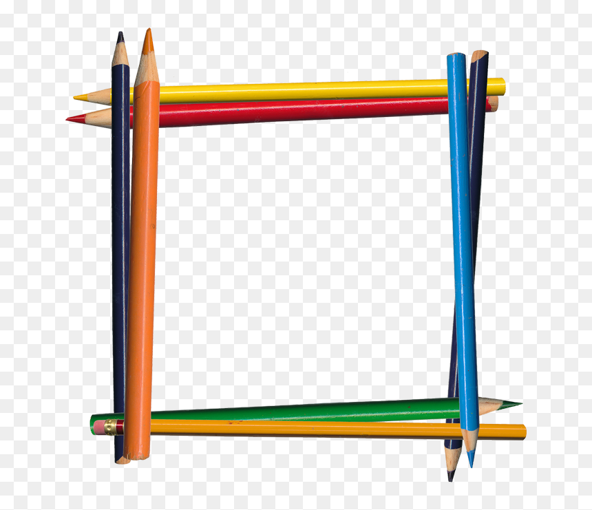 Paper Clipart Binder Paper - Рамка Из Карандашей Png, Transparent Png - marco png