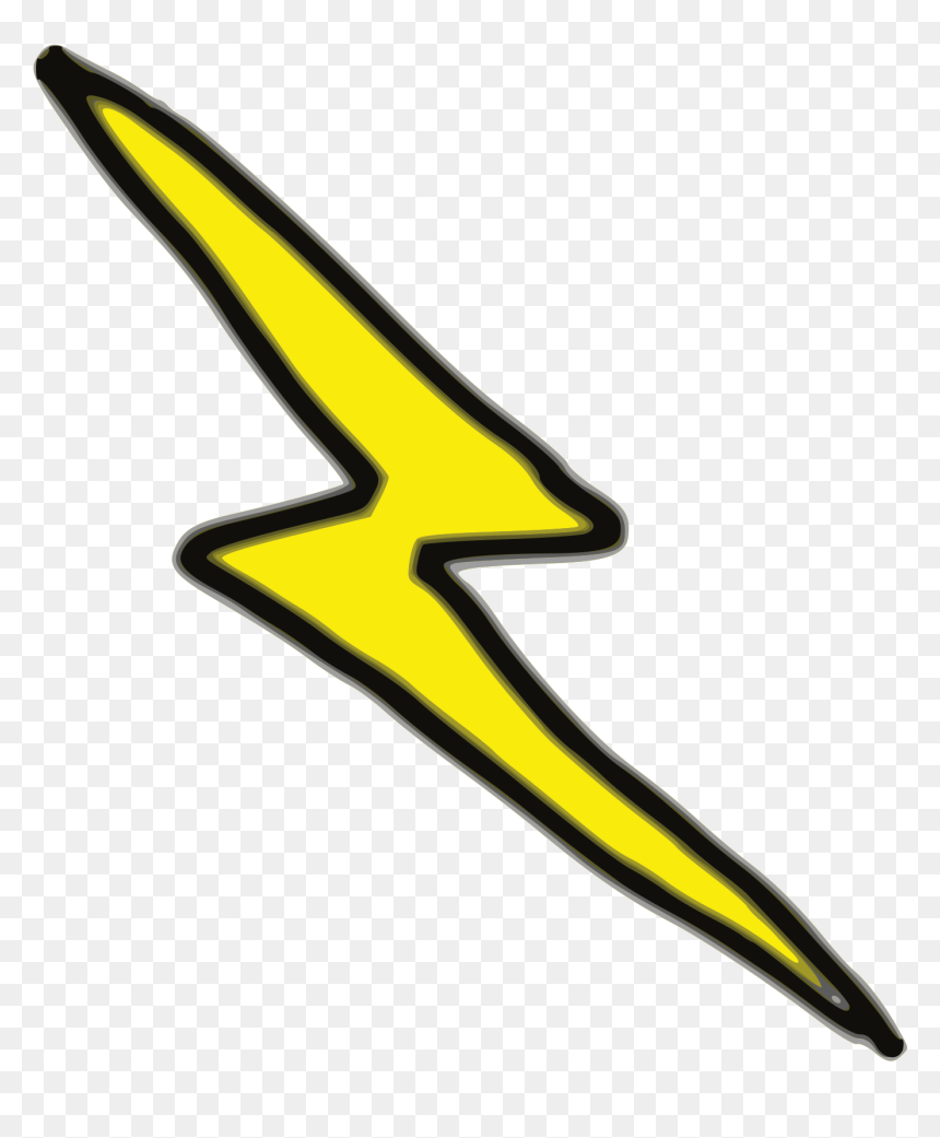 Lightning Bolt Transparent, HD Png Download - yellow lightning png