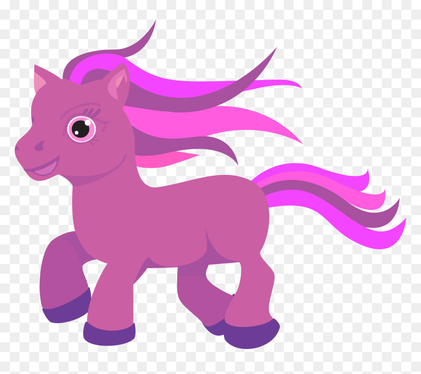 Fantasy Pony Clip Arts - Силуэты Пони, HD Png Download - pony png