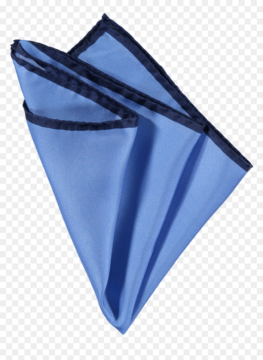 Menswear Accessories Silk Pocket Square Sky Blue Navy - Pocket Square Png Transparent Background, Png Download - blue square png