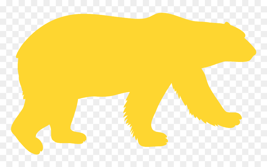 Brown Bear, HD Png Download - bear silhouette png