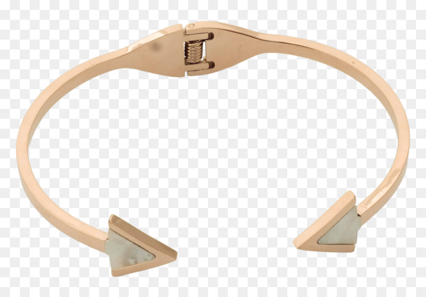 Rose Gold Arrow Cuff Bracelet - Plywood, HD Png Download - gold arrow png