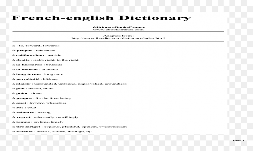 [unknown] French English Dictionnaire - Mackage, HD Png Download - dictionary png