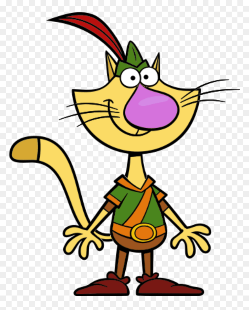 Cartoon Characters Nature Cat, HD Png Download - cartoon cat png