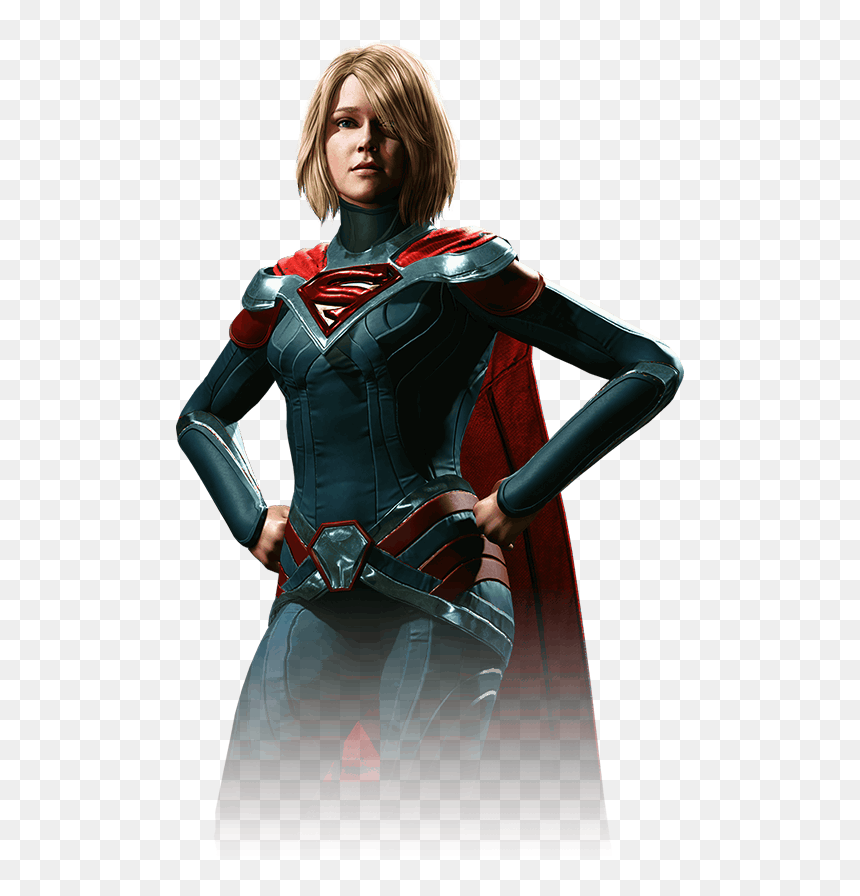 Supergirl Injustice 2 Naked , Png Download - Supergirl Injustice 2 Art, Transparent Png - injustice 2 logo png