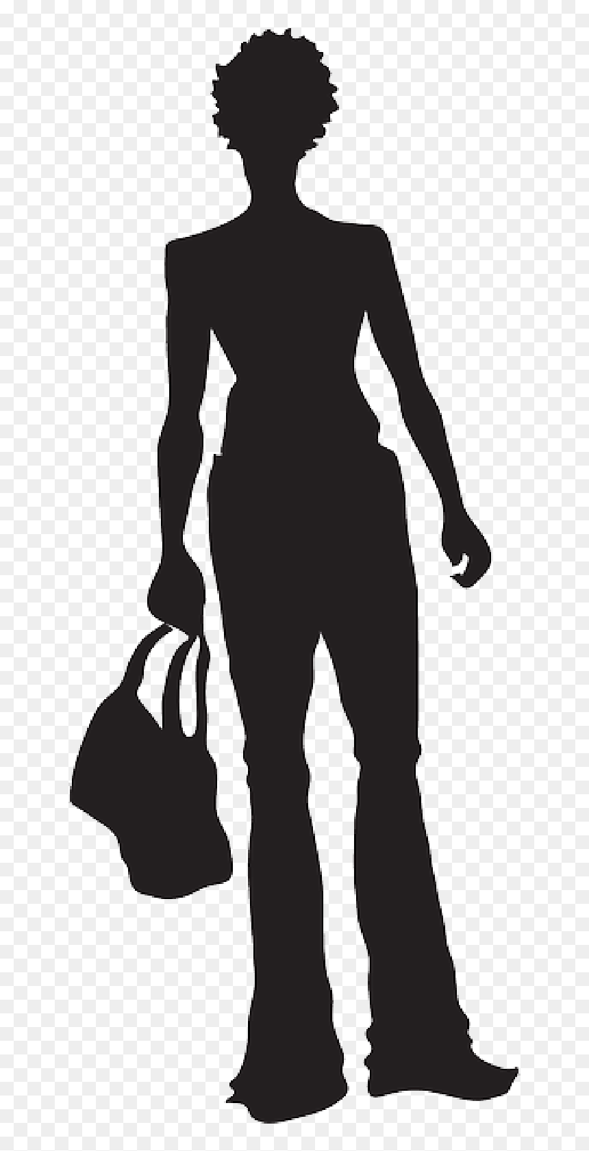 Standing, HD Png Download - bear silhouette png