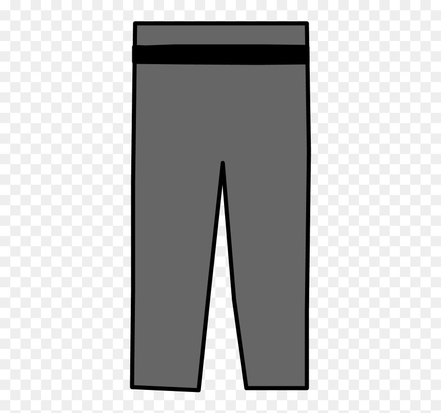 Leggings, Gray, Black Stripe - Pocket, HD Png Download - stripe png