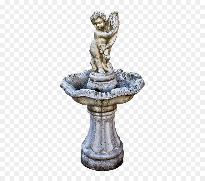Fountain Statue Png, Transparent Png - fountain png