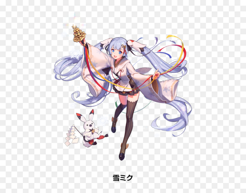 Destiny Child Hatsune Miku, HD Png Download - snow gif png