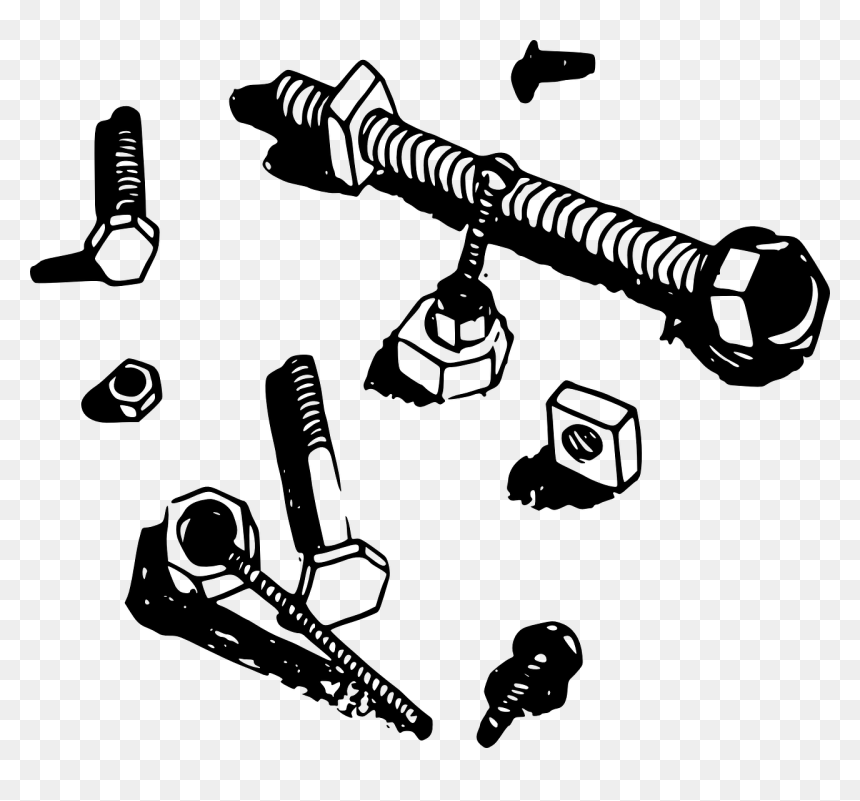 Nuts And Bolts Png Images - Nuts And Bolts Clipart, Transparent Png - lightning bolts png
