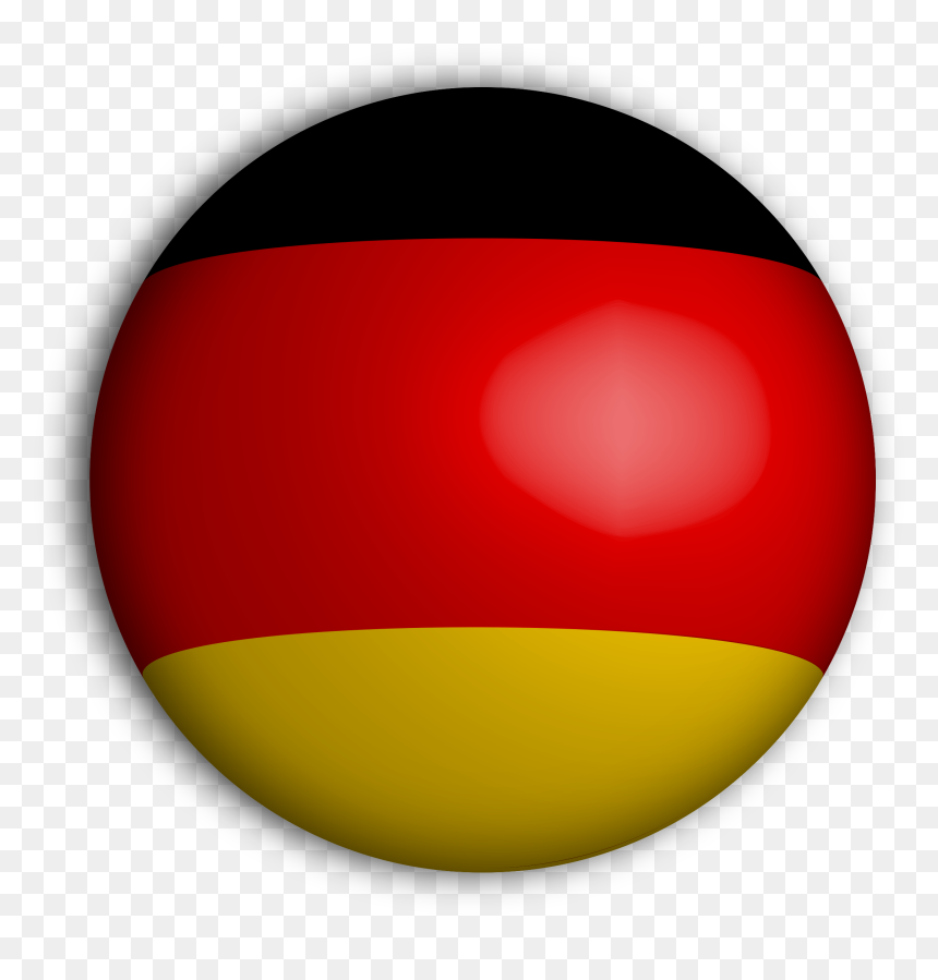 German Flag Sphere Variation 2 Clip Arts - Museu Oscar Niemeyer, HD Png Download - germany flag png