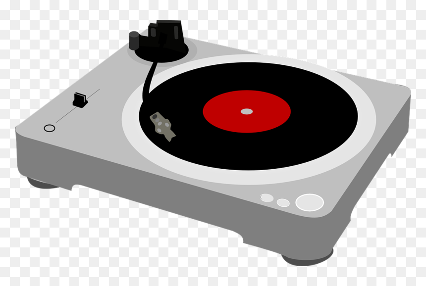 Turntable, Record Player, Mus - Vinyl Record Player Png Gif, Transparent Png - turntable png