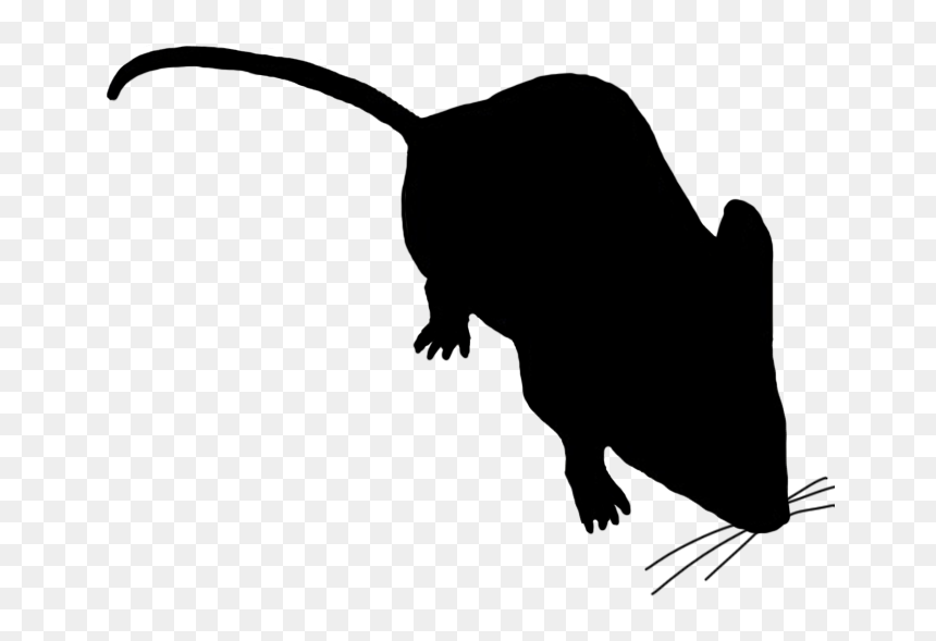 Mickey Mouse Silhouette Drawing Clip Art - Mouse Drawing No Background, HD Png Download - mickey mouse silhouette png