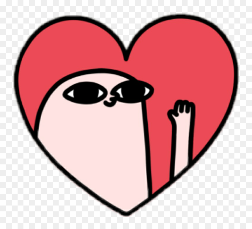 Clipart Royalty Free Library Red Weird Hi Instagram - Ketnipz Heart Png, Transparent Png - weird png