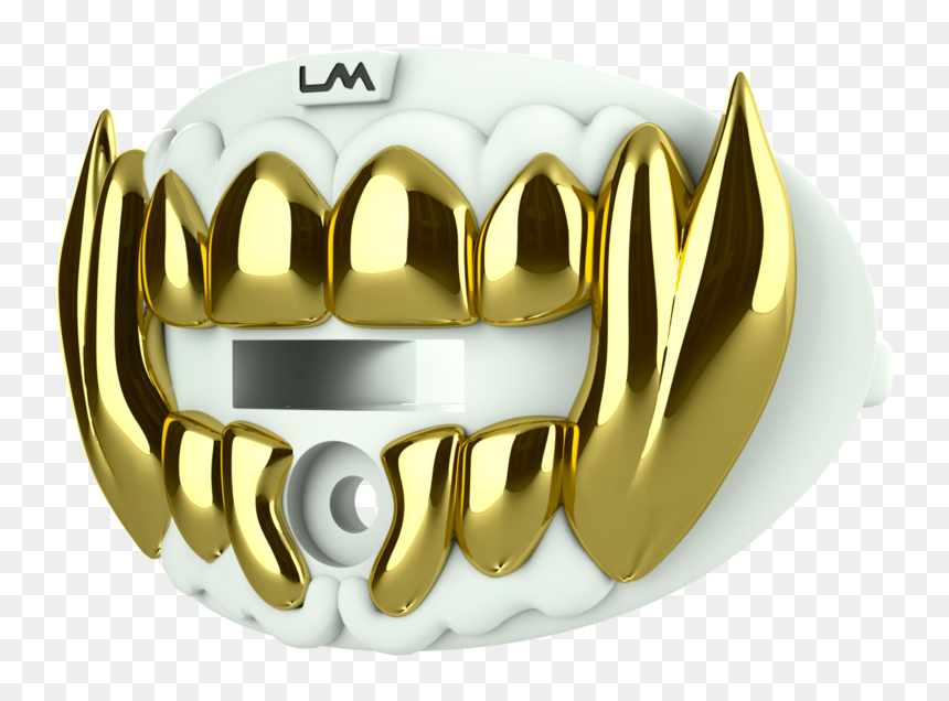 Teeth Football Mouth Guard, HD Png Download - gold teeth png