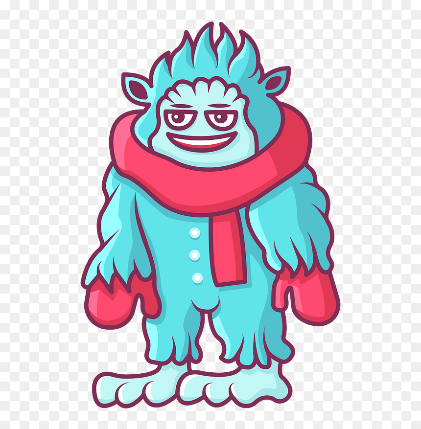 Yeti Colouring Pages, HD Png Download - yeti png