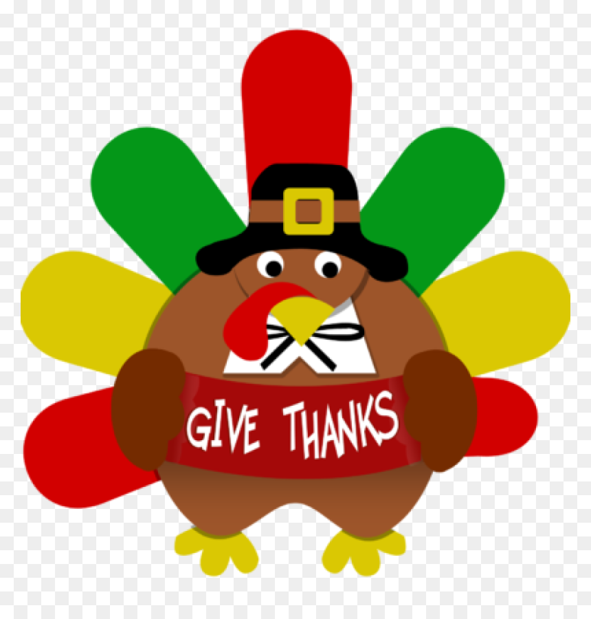 Turkey Clipart Graduation Cap Clipart - Thankful Turkey Clip Art, HD Png Download - graduation cap clipart png