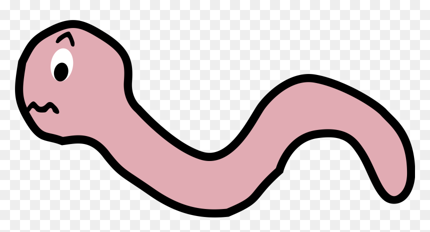 Cartoon Worm No Background, HD Png Download - worm png