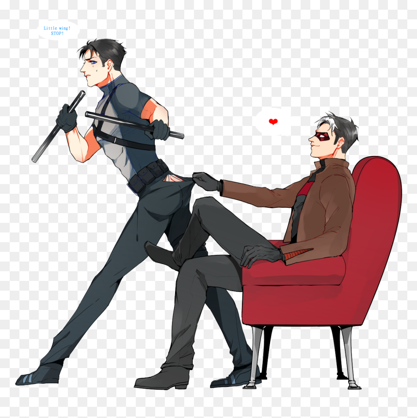 Grayson & Red Hood , Png Download - Jason Todd And Dick Grayson Yaoi, Transparent Png - red hood png
