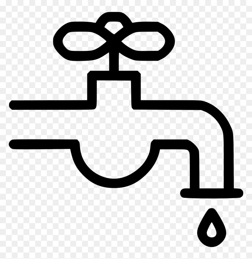 Tap Faucet Water Drop Comment - Water Black And White Png, Transparent Png - comment png