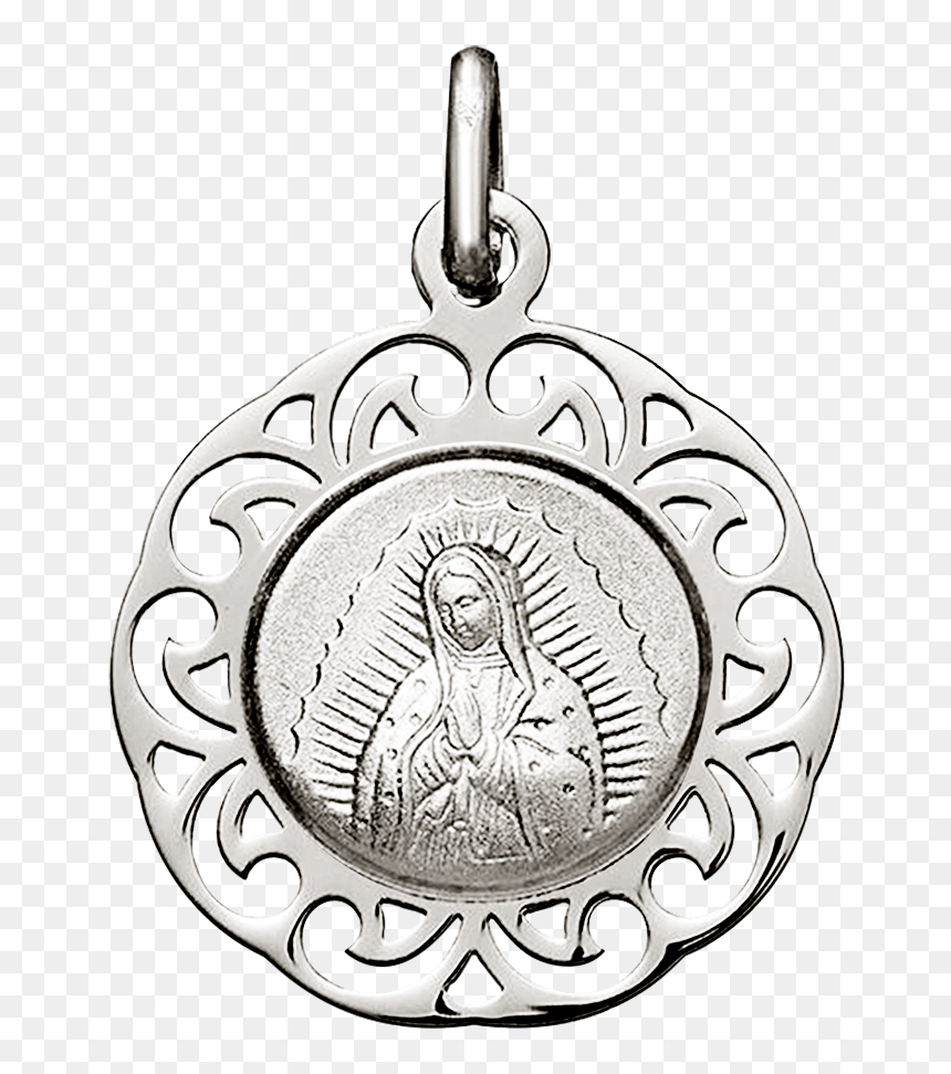Iniciomedallas De Platamedalla Virgen De Guadalupe - Medalla De San Judas Tadeo Vector, HD Png Download - virgen de guadalupe png