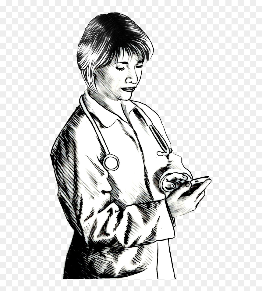 Sketch, HD Png Download - nurse hat png