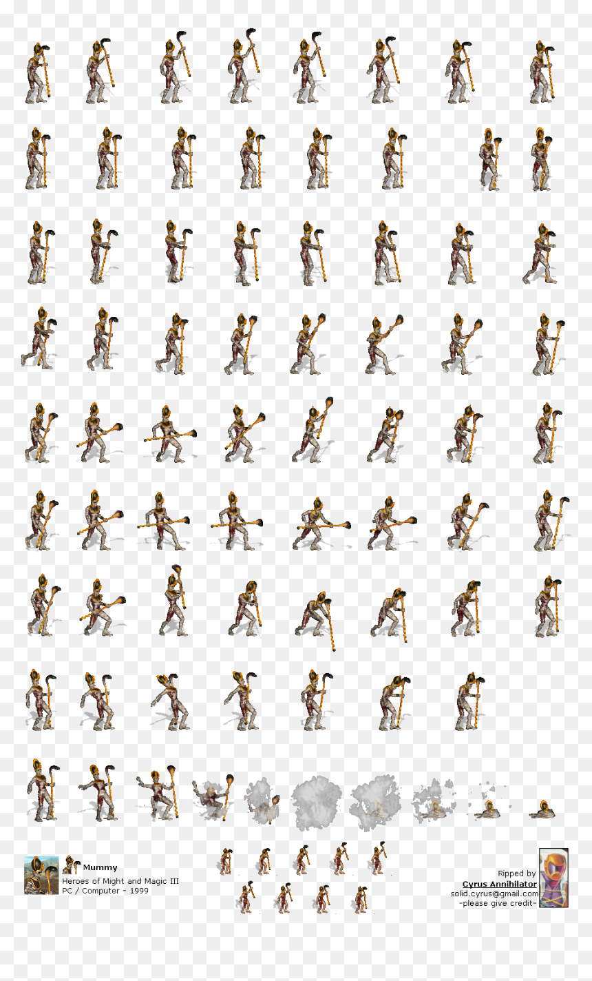 Heroes Of Might And Magic 3 Mummy , Png Download - Heroes Of The Might And Magic Png, Transparent Png - mummy png