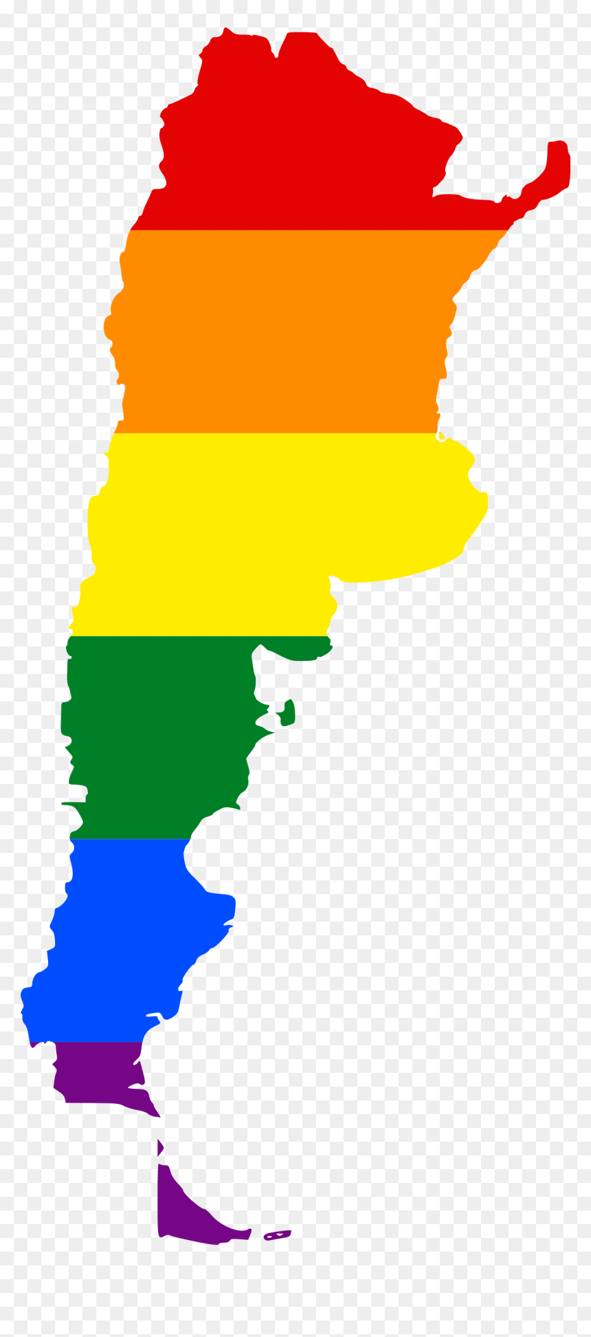 Argentina Map, HD Png Download - argentina flag png