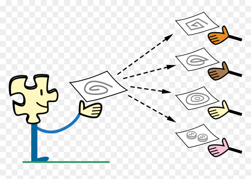 File - Sharing-character - Seeders Vs Leechers, HD Png Download - character png