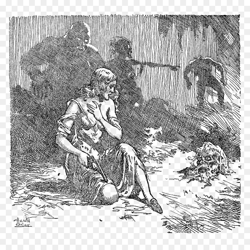 Weird Tales, Apr 1939 P113 - Sketch, HD Png Download - weird png