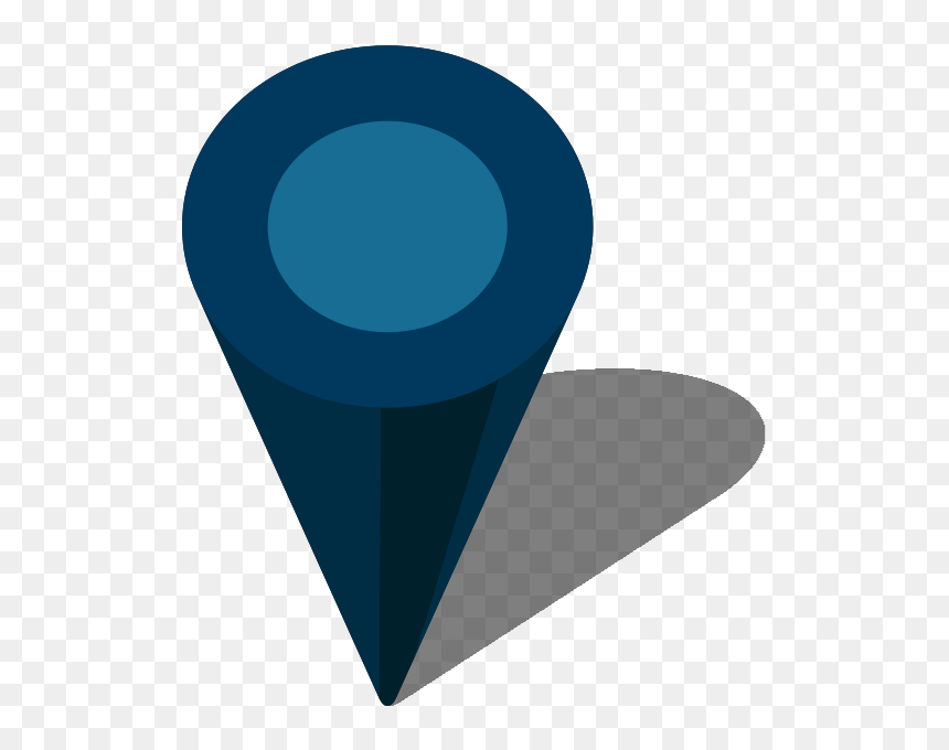 Simple Location Map Pin Panda Free Images - Location Icon Png Dark Blue, Transparent Png - location symbol png